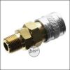 EPeS HPA US Foster QD Kupplung -weiblich-, mit 1/8" NPT Außengewinde [E008]